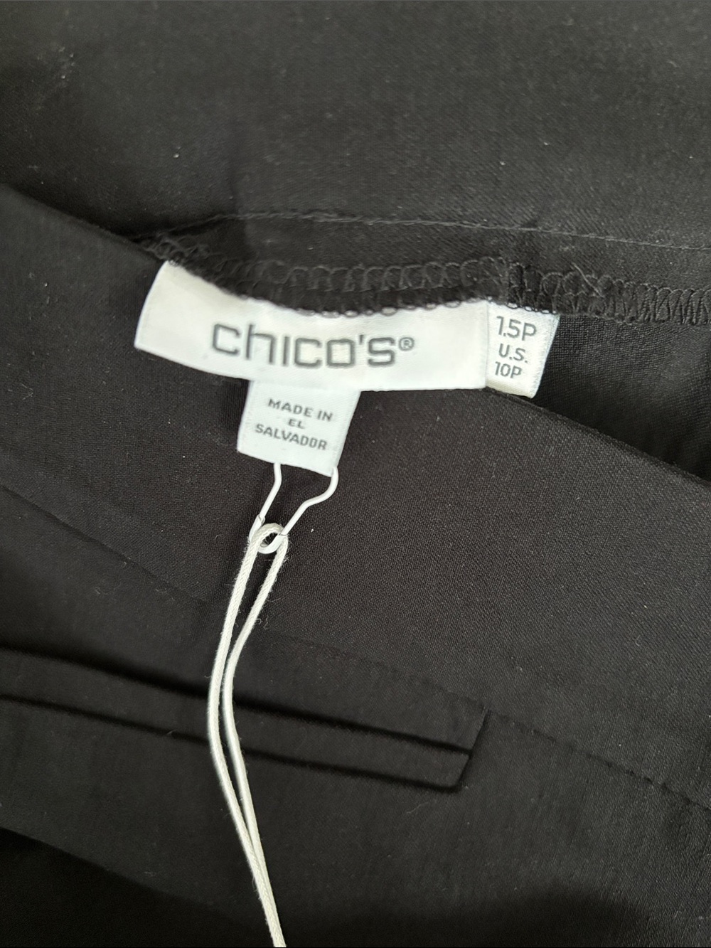 Chico's Black Wide-Leg Pants